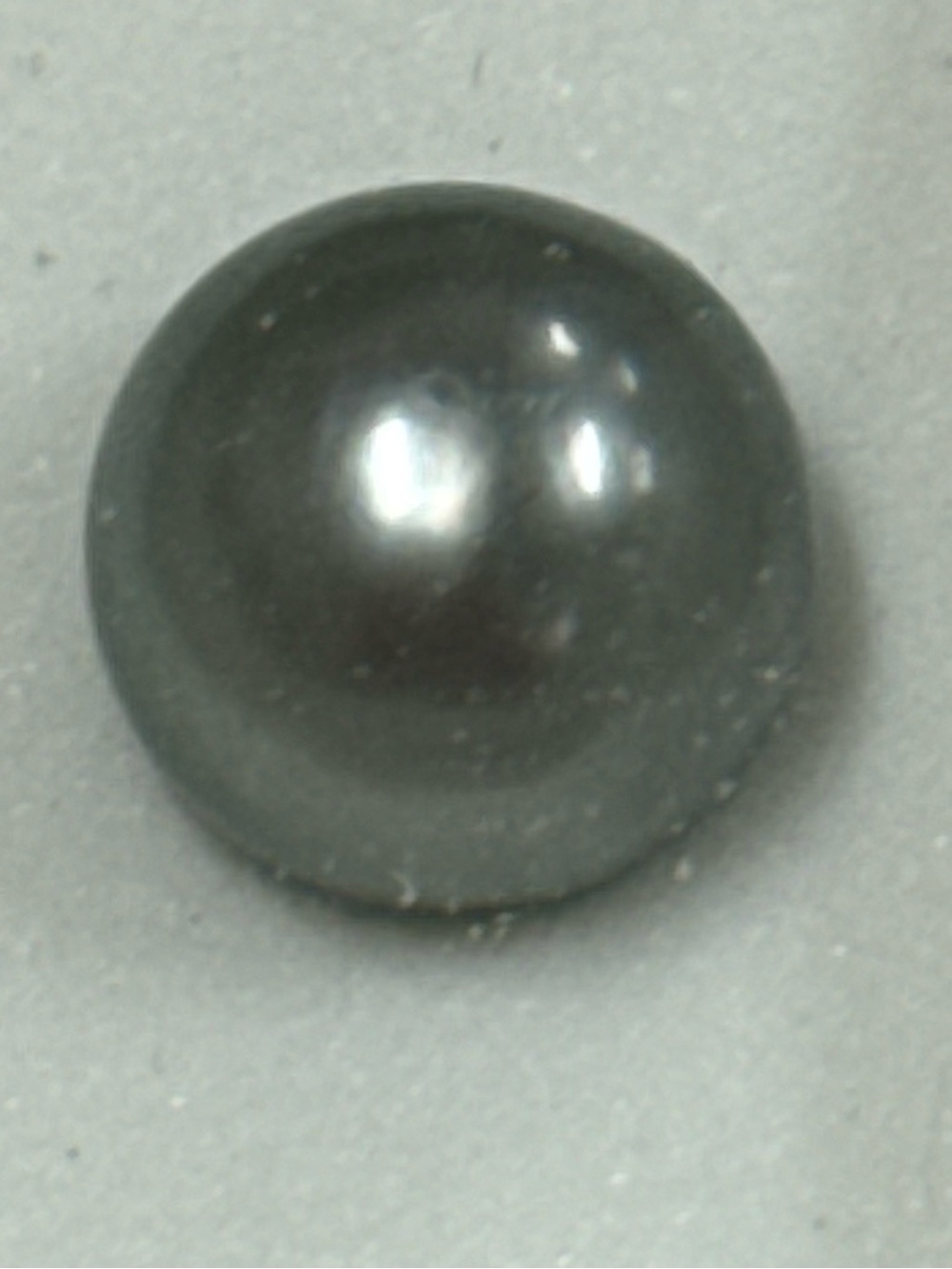 9mm Tahitian Pearl Cultured Dark Gray Round Loose Pearl